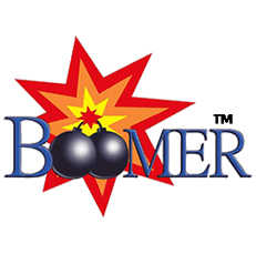 Intergalactic Brands Boomer Fireworks Logo